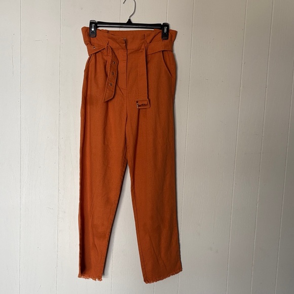 Shinestar Pants - Shinestar Orange High-Waisted Pants